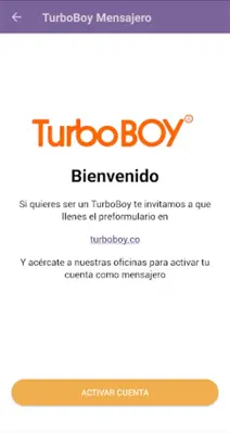 TurboBOY Mensajeros android App screenshot 1